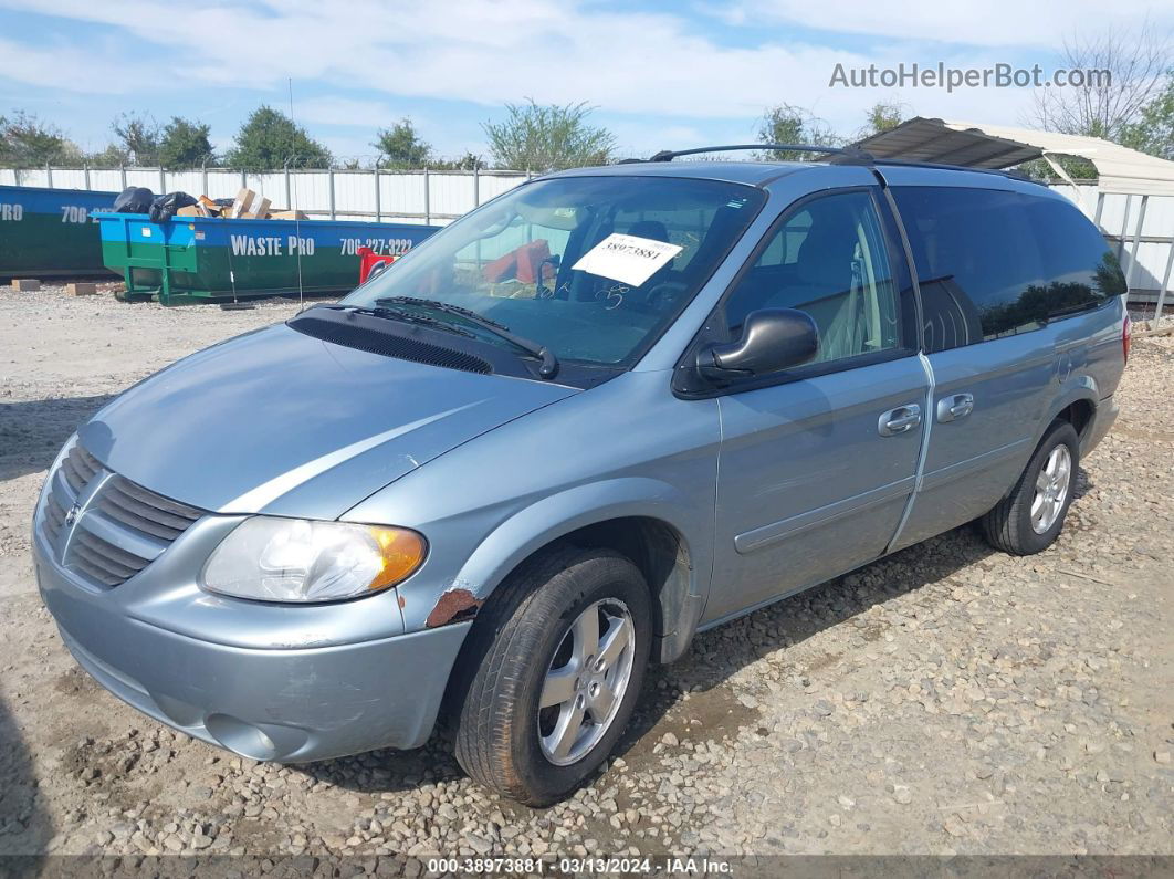 2005 Dodge Grand Caravan Sxt Blue vin: 2D4GP44L15R488509