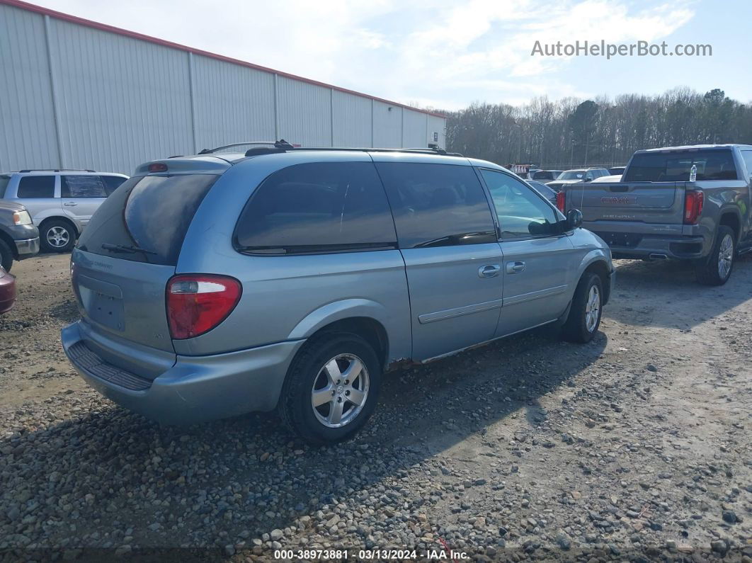 2005 Dodge Grand Caravan Sxt Blue vin: 2D4GP44L15R488509