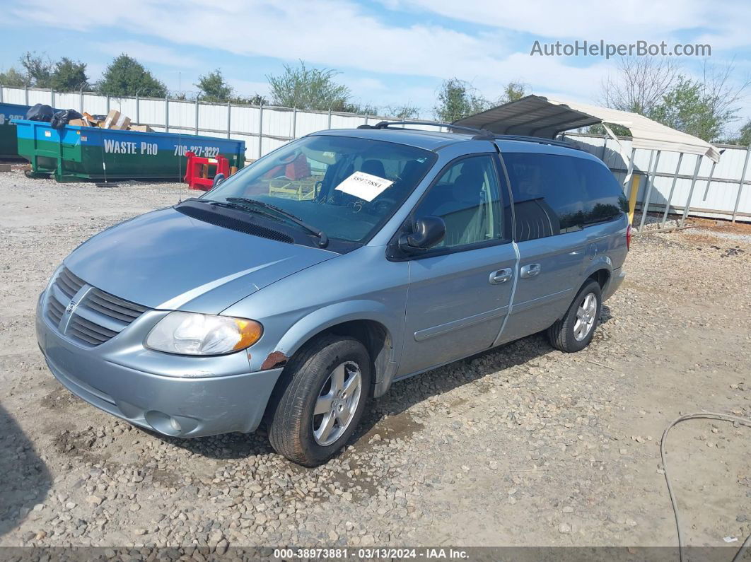 2005 Dodge Grand Caravan Sxt Blue vin: 2D4GP44L15R488509