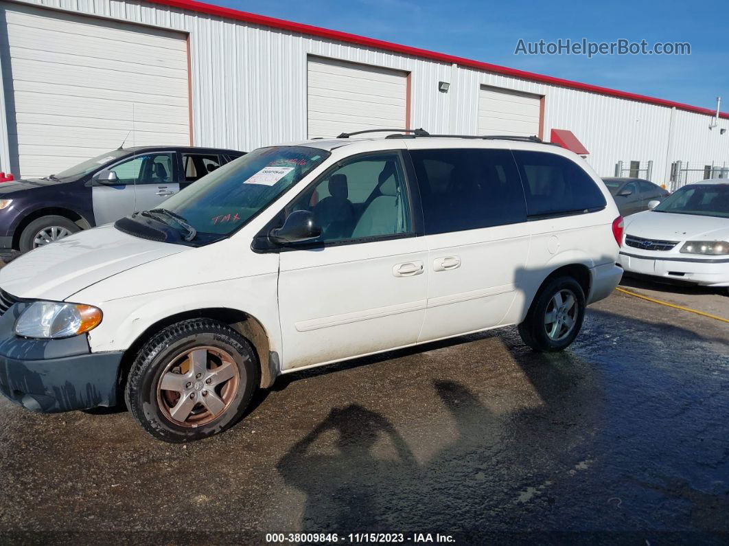 2005 Dodge Grand Caravan Sxt White vin: 2D4GP44L25R190115