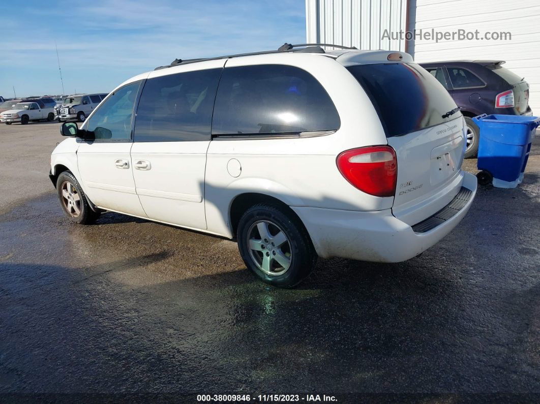 2005 Dodge Grand Caravan Sxt White vin: 2D4GP44L25R190115