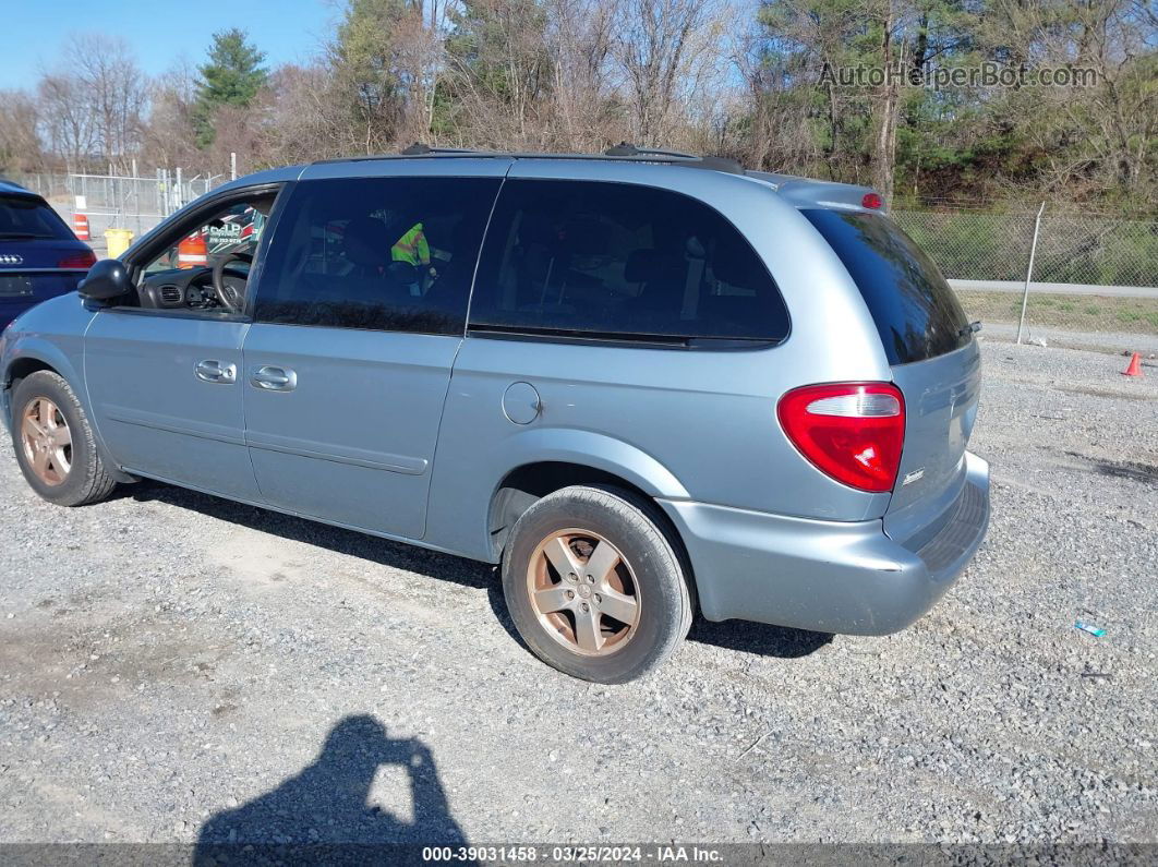 2005 Dodge Grand Caravan Sxt Light Blue vin: 2D4GP44L25R483013