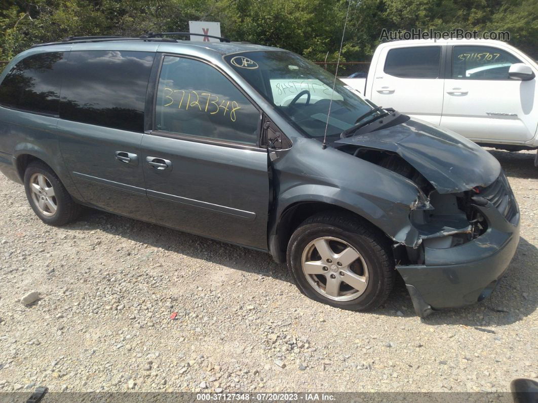 2005 Dodge Grand Caravan Sxt Blue vin: 2D4GP44L25R528578