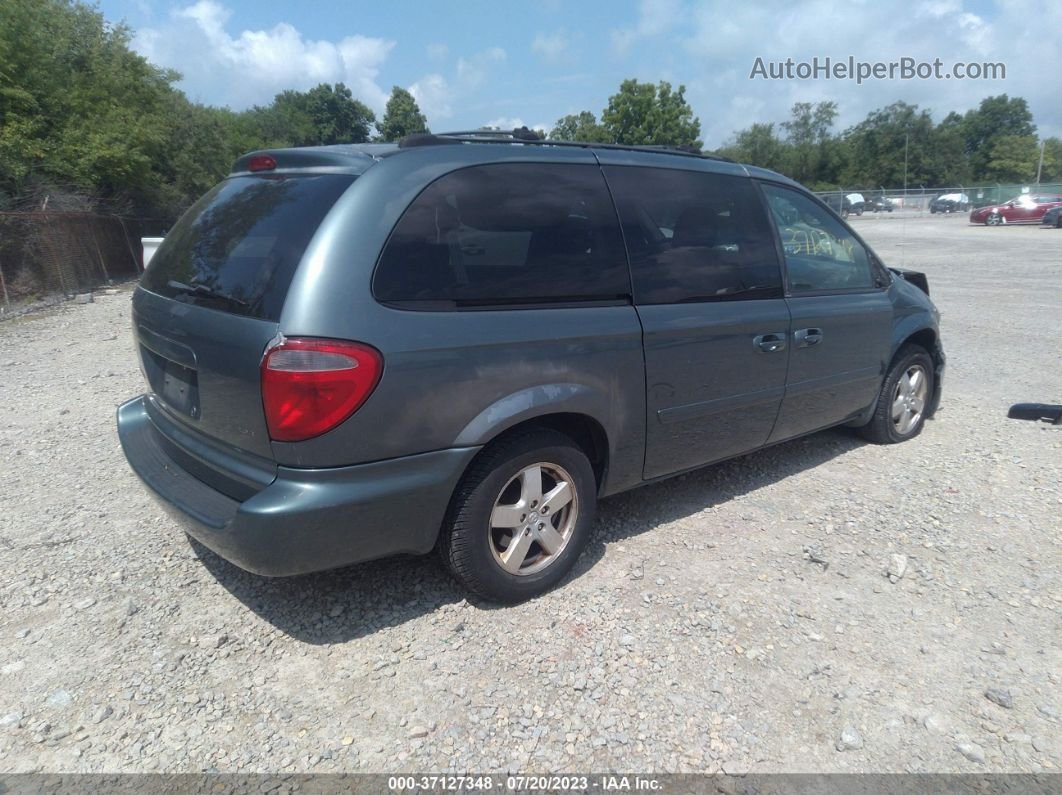 2005 Dodge Grand Caravan Sxt Blue vin: 2D4GP44L25R528578