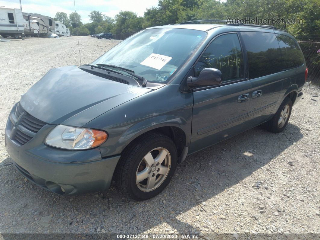 2005 Dodge Grand Caravan Sxt Blue vin: 2D4GP44L25R528578