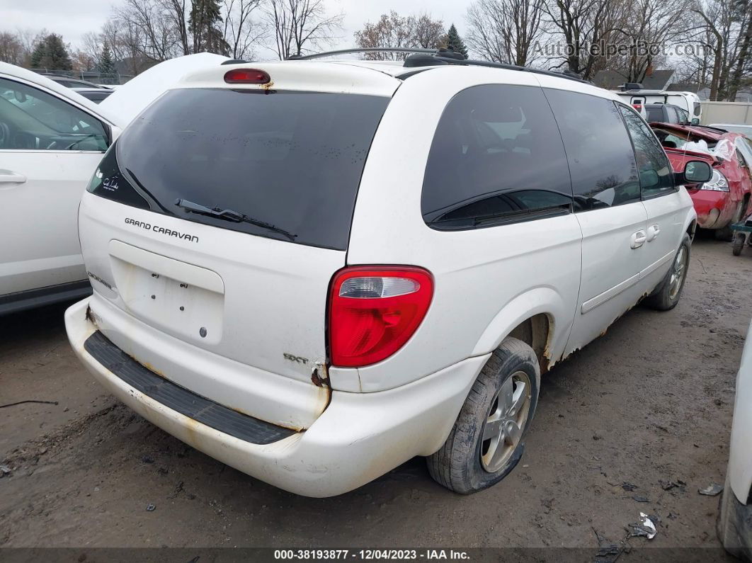 2005 Dodge Grand Caravan Sxt White vin: 2D4GP44L25R580101