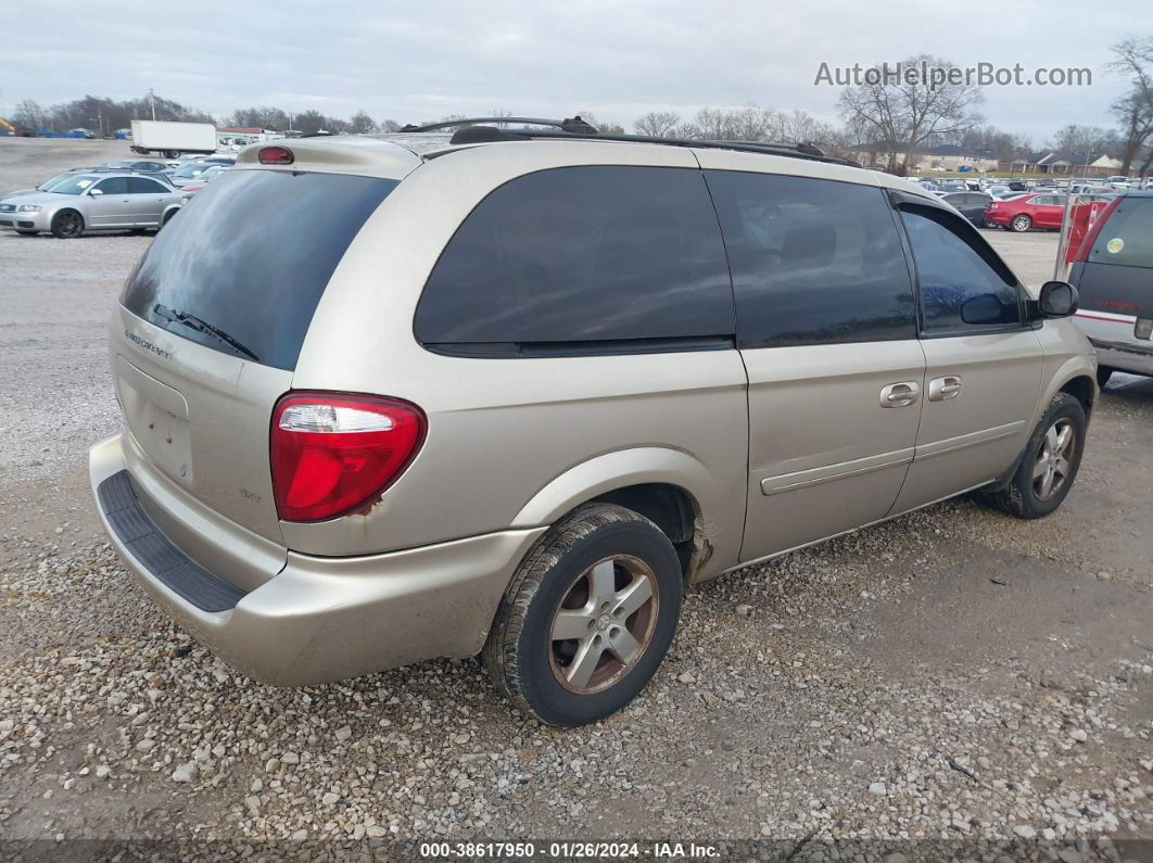 2005 Dodge Grand Caravan Sxt Золотой vin: 2D4GP44L35R190818