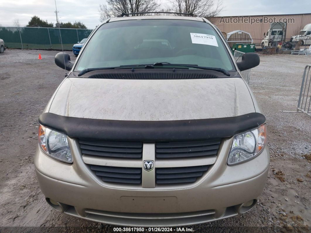 2005 Dodge Grand Caravan Sxt Золотой vin: 2D4GP44L35R190818