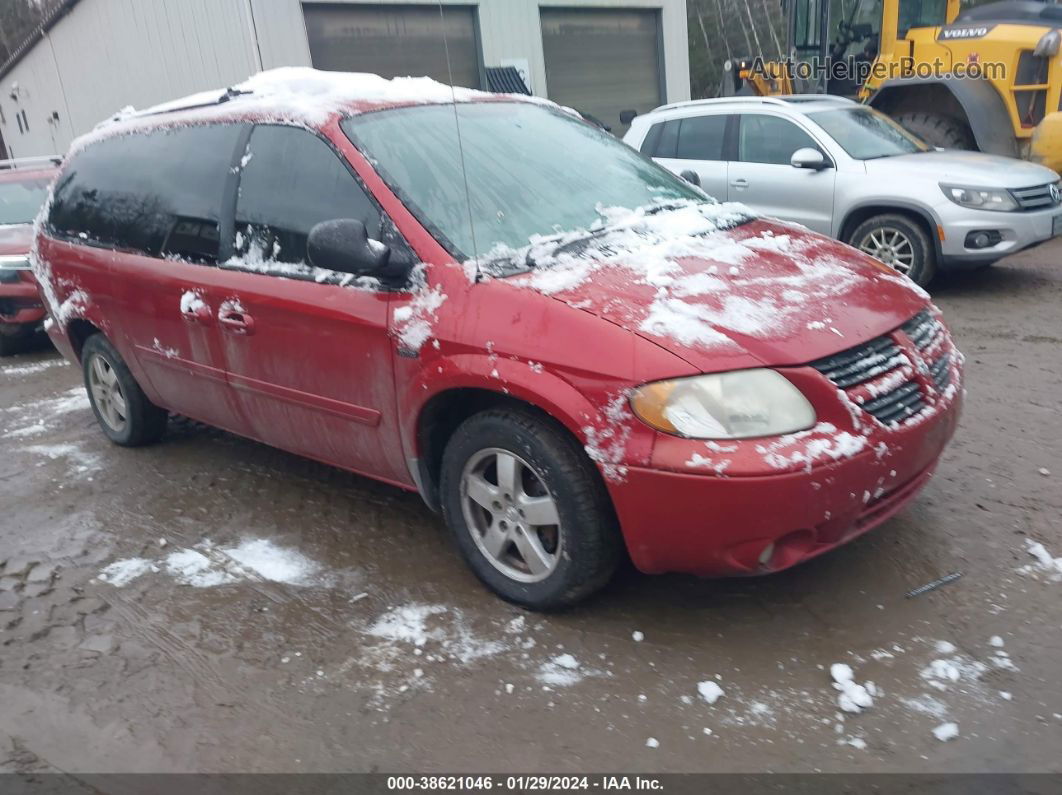 2005 Dodge Grand Caravan Sxt Red vin: 2D4GP44L35R378058