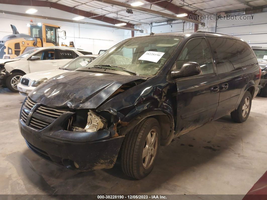 2005 Dodge Grand Caravan Sxt Blue vin: 2D4GP44L35R414976