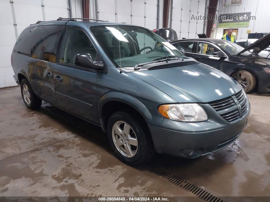 2005 Dodge Grand Caravan Sxt Blue vin: 2D4GP44L35R419367