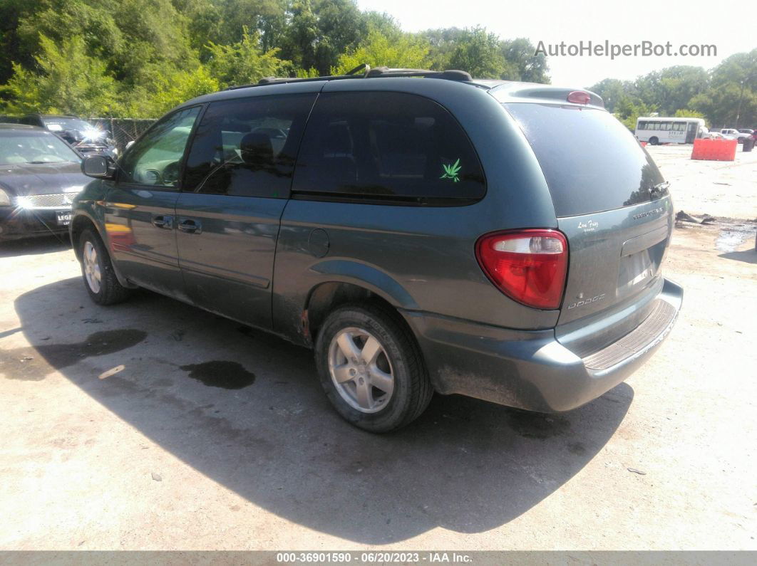 2005 Dodge Grand Caravan Sxt Green vin: 2D4GP44L35R438467