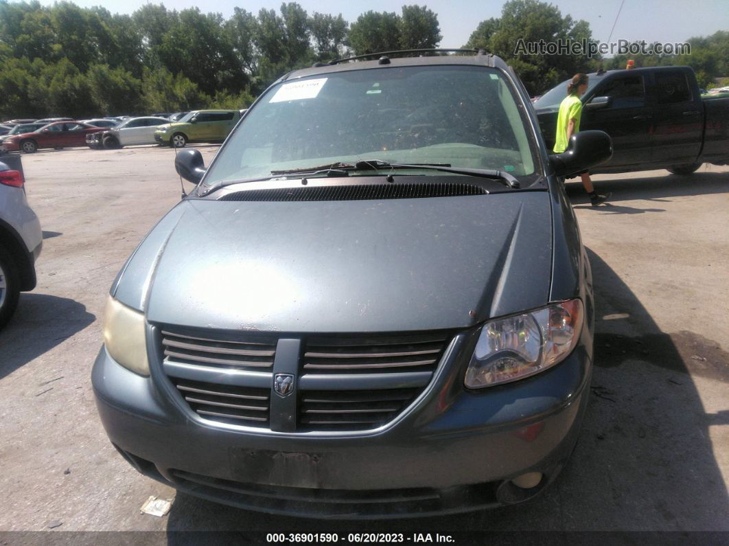 2005 Dodge Grand Caravan Sxt Green vin: 2D4GP44L35R438467