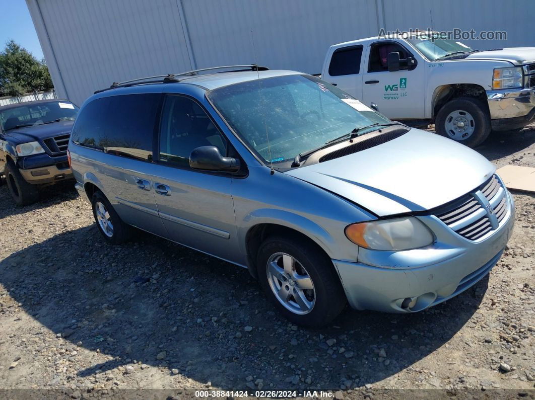 2005 Dodge Grand Caravan Sxt Синий vin: 2D4GP44L45R312683