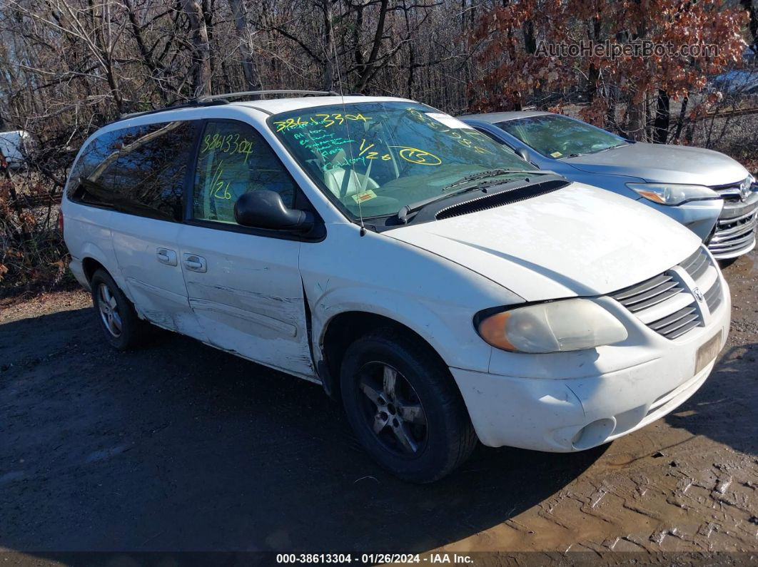 2005 Dodge Grand Caravan Sxt White vin: 2D4GP44L55R225049