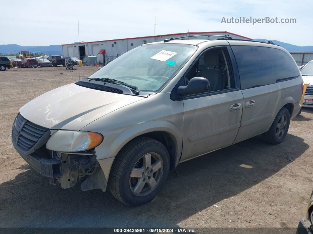 2005 Dodge Grand Caravan Sxt Tan vin: 2D4GP44L55R316452