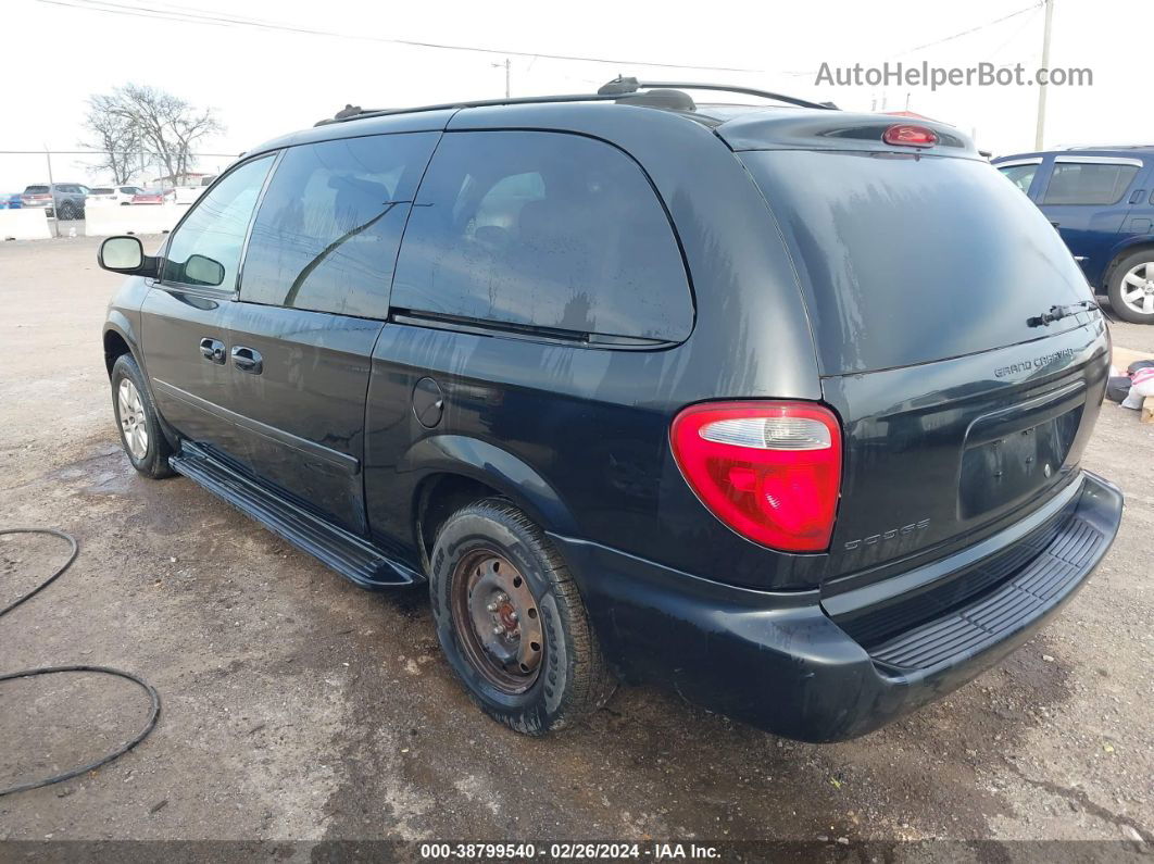 2005 Dodge Grand Caravan Sxt Black vin: 2D4GP44L55R415823