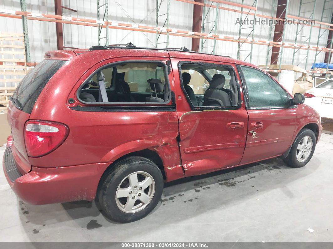 2005 Dodge Grand Caravan Sxt Maroon vin: 2D4GP44L65R104787