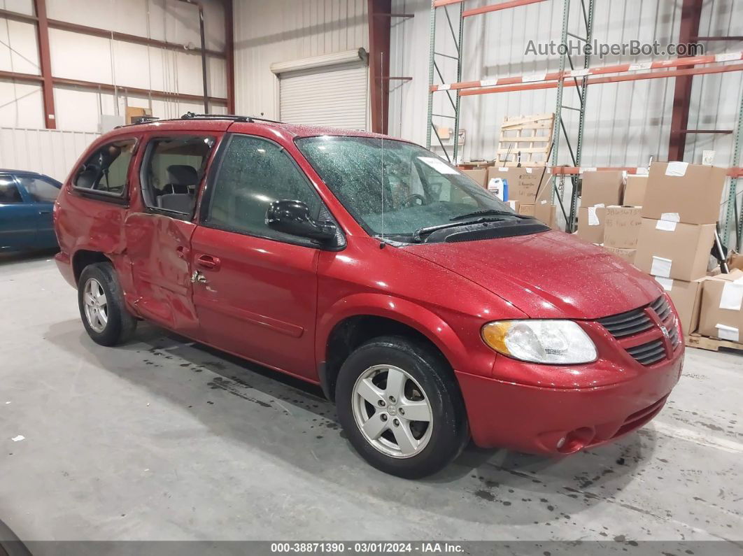 2005 Dodge Grand Caravan Sxt Maroon vin: 2D4GP44L65R104787