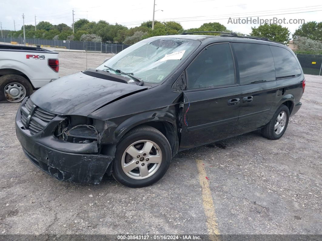 2005 Dodge Grand Caravan Sxt Black vin: 2D4GP44L65R194006