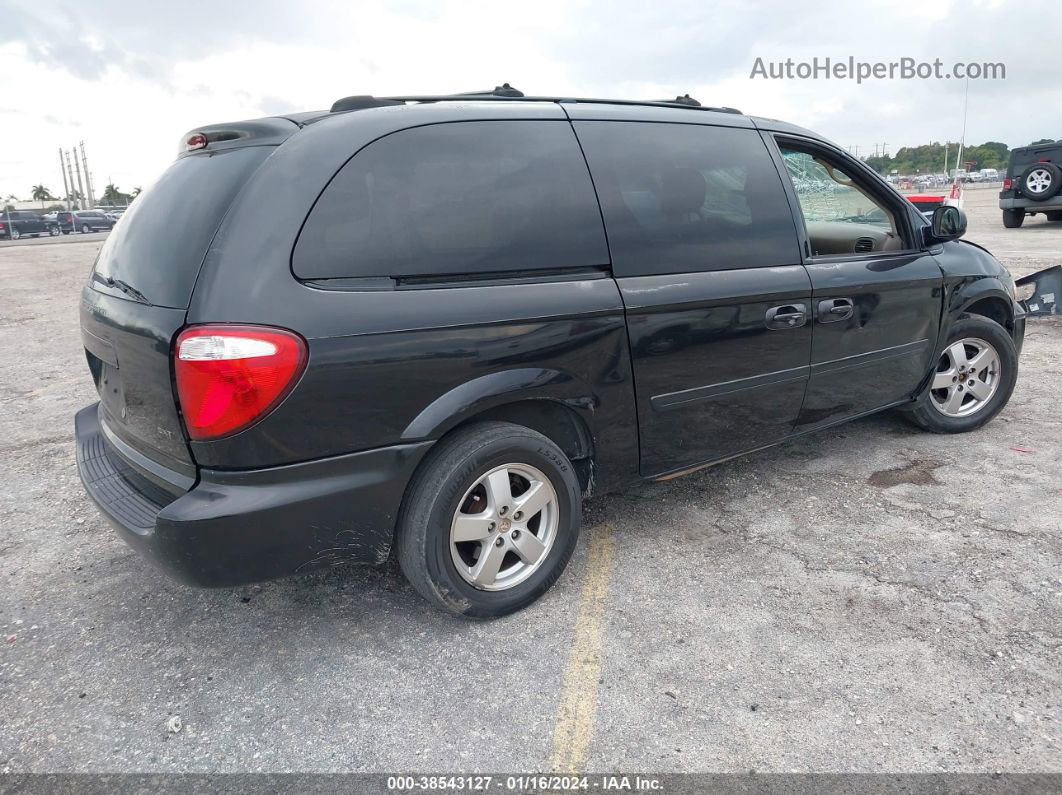 2005 Dodge Grand Caravan Sxt Black vin: 2D4GP44L65R194006