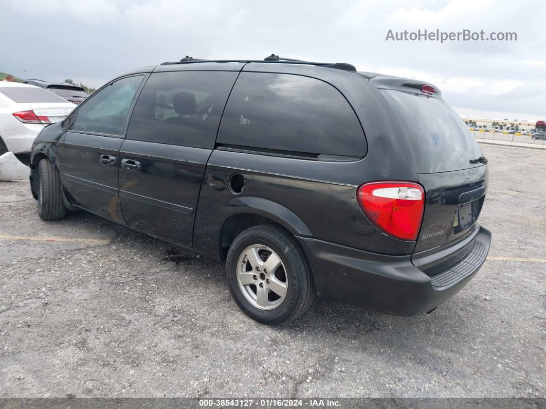 2005 Dodge Grand Caravan Sxt Черный vin: 2D4GP44L65R194006