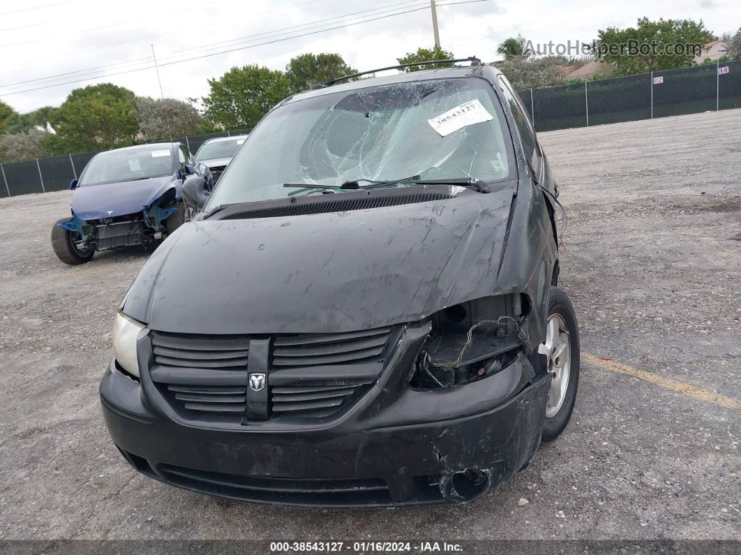 2005 Dodge Grand Caravan Sxt Black vin: 2D4GP44L65R194006