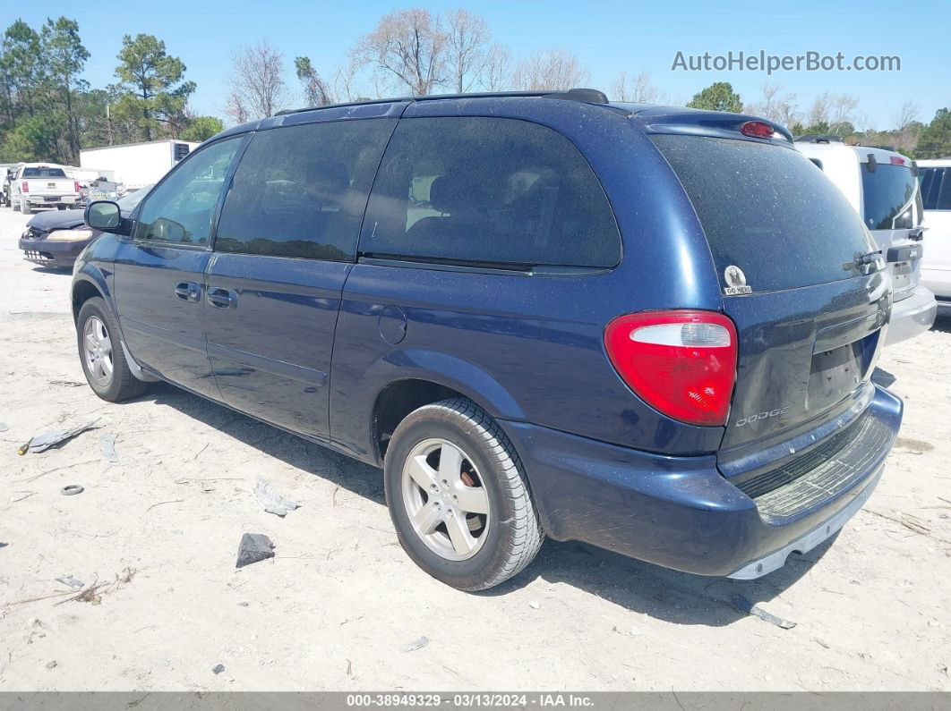 2005 Dodge Grand Caravan Sxt Blue vin: 2D4GP44L65R437538