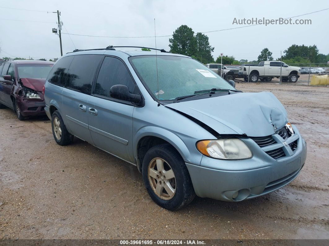 2005 Dodge Grand Caravan Sxt Синий vin: 2D4GP44L65R461760