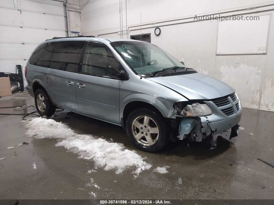 2005 Dodge Grand Caravan Sxt Light Blue vin: 2D4GP44L75R316405