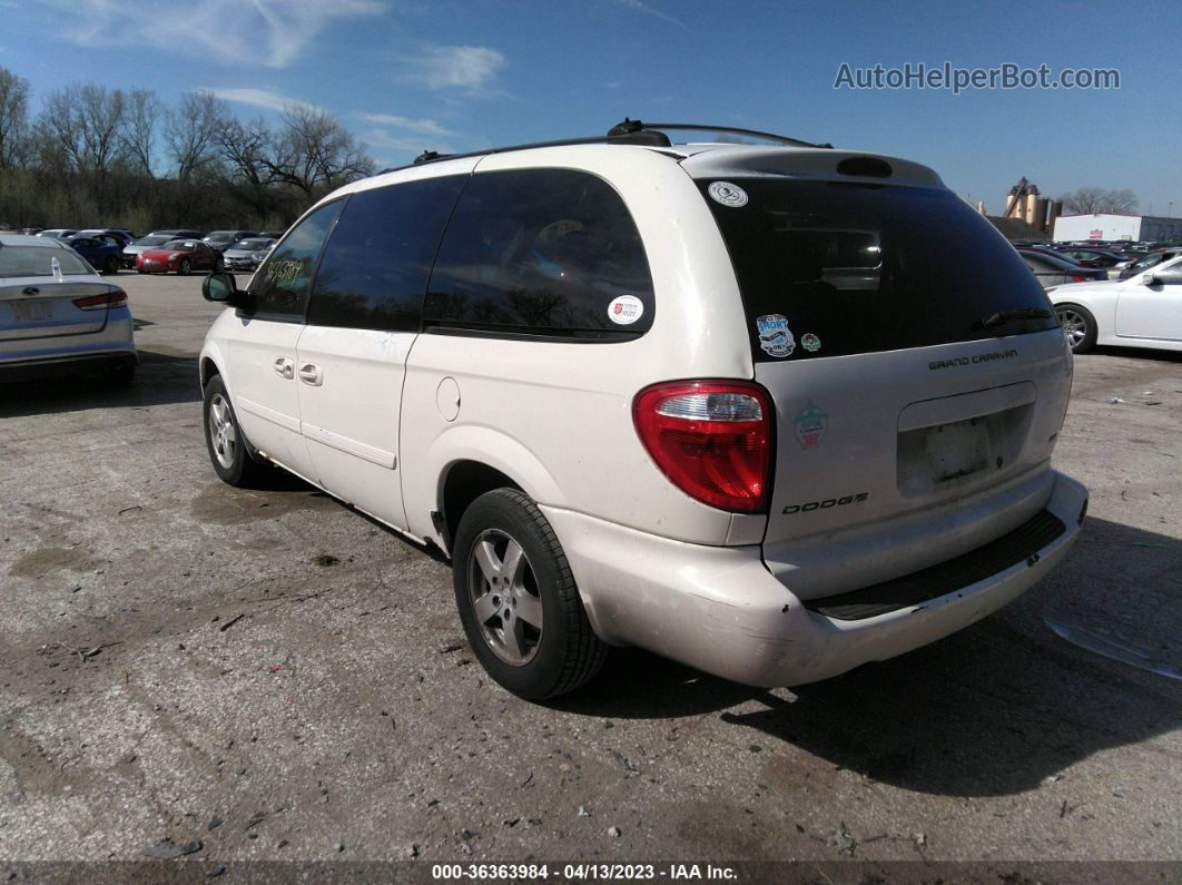 2005 Dodge Grand Caravan Sxt White vin: 2D4GP44L75R363160