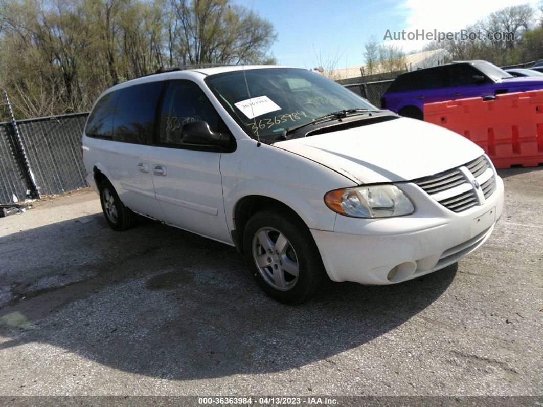 2005 Dodge Grand Caravan Sxt White vin: 2D4GP44L75R363160