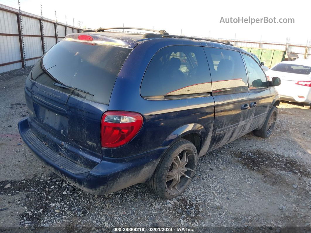 2005 Dodge Grand Caravan Sxt Blue vin: 2D4GP44L75R599663