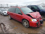 2005 Dodge Grand Caravan Sxt Red vin: 2D4GP44L85R172413