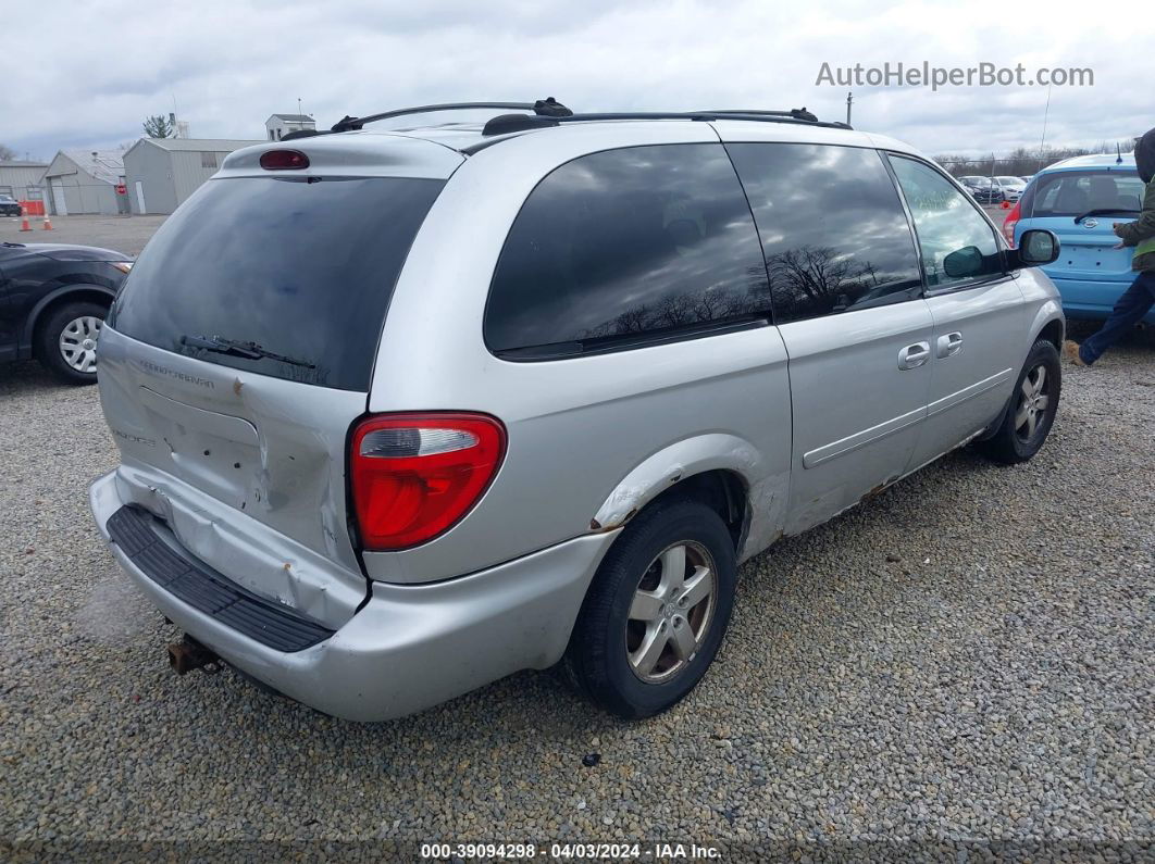 2005 Dodge Grand Caravan Sxt Silver vin: 2D4GP44L85R208827