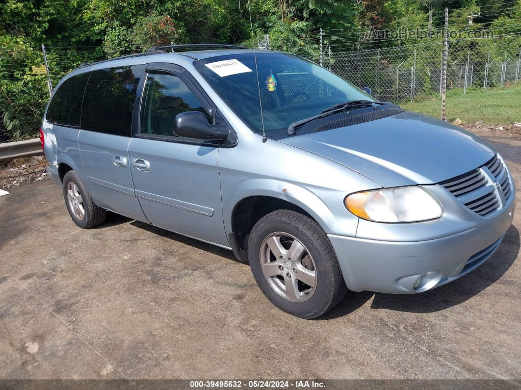 2005 Dodge Grand Caravan Sxt Light Blue vin: 2D4GP44L85R400510