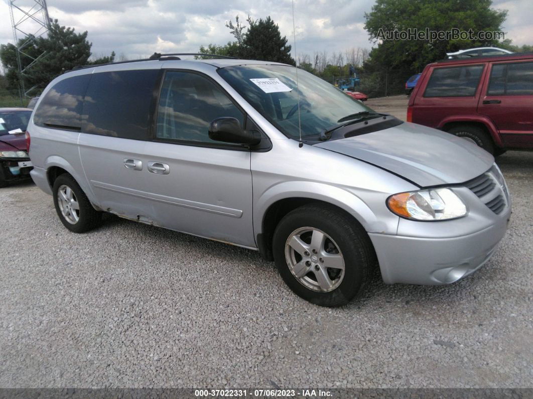 2005 Dodge Grand Caravan Sxt Silver vin: 2D4GP44L85R488555