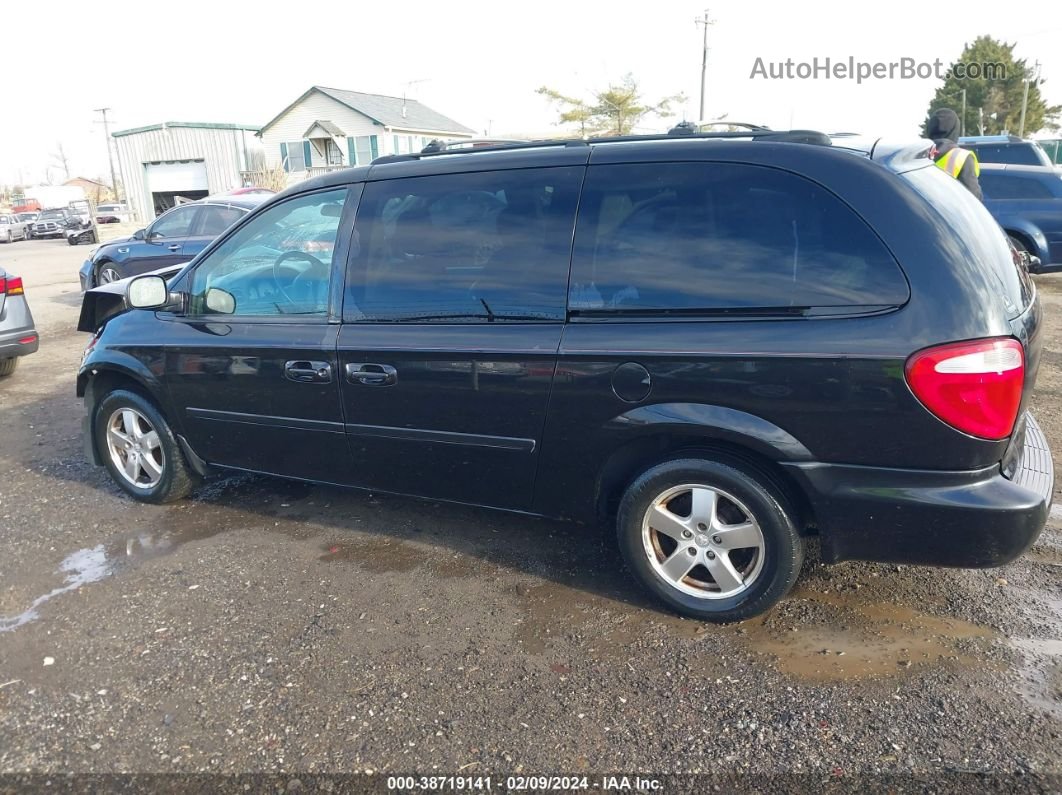 2005 Dodge Grand Caravan Sxt Черный vin: 2D4GP44L85R539682