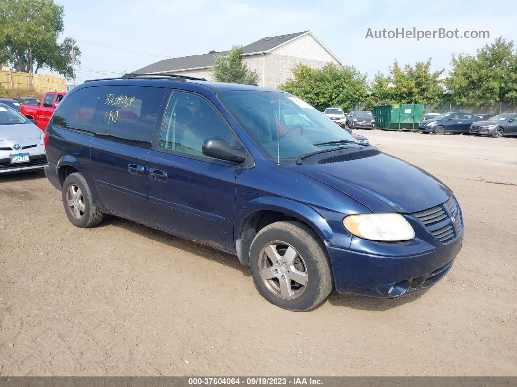 2005 Dodge Grand Caravan Sxt Dark Blue vin: 2D4GP44L85R540346