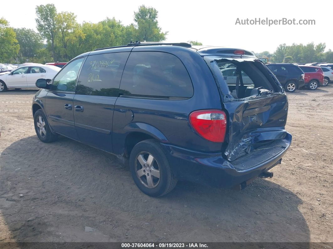 2005 Dodge Grand Caravan Sxt Dark Blue vin: 2D4GP44L85R540346