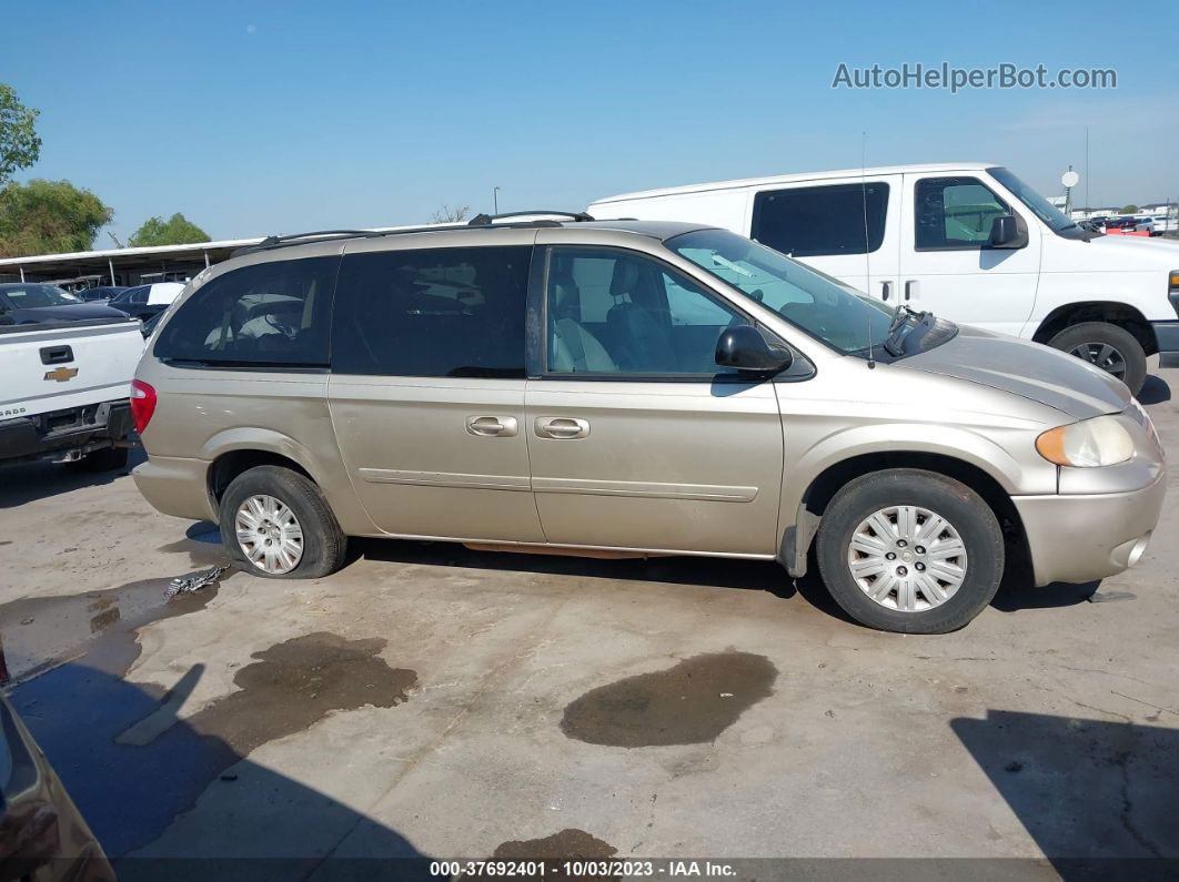 2005 Dodge Grand Caravan Sxt Золотой vin: 2D4GP44L95R476754