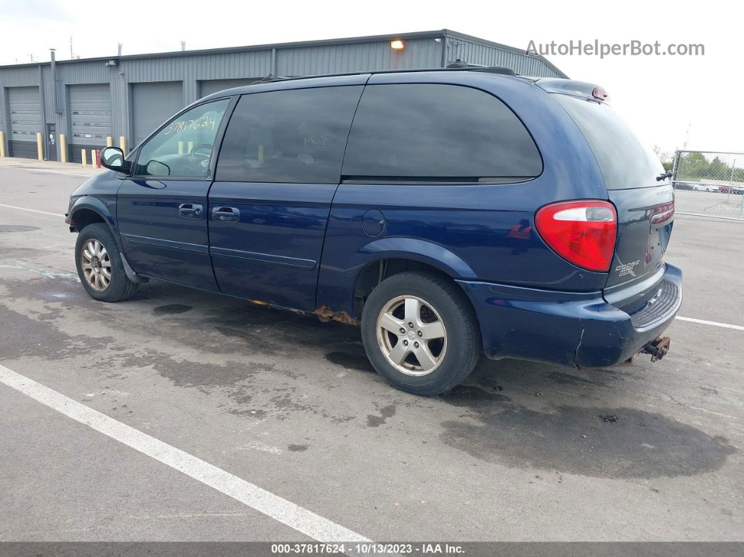 2005 Dodge Grand Caravan Sxt Blue vin: 2D4GP44L95R579981