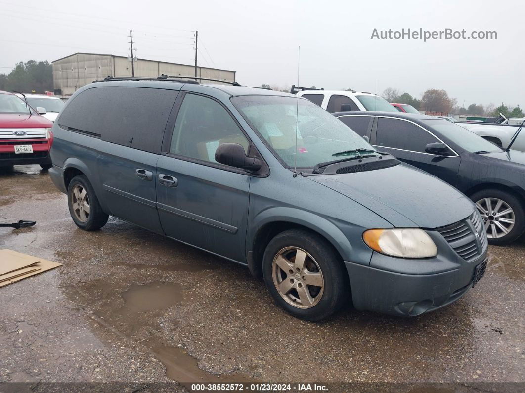 2005 Dodge Grand Caravan Sxt Teal vin: 2D4GP44L95R580581