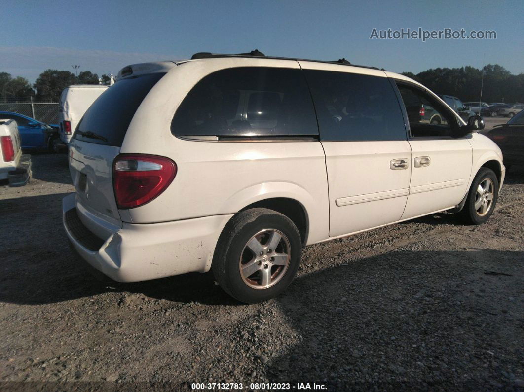 2005 Dodge Grand Caravan Sxt White vin: 2D4GP44LX5R175961