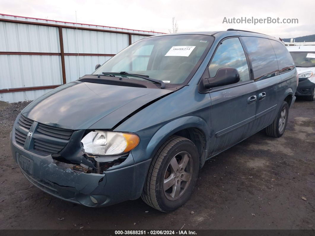 2005 Dodge Grand Caravan Sxt Green vin: 2D4GP44LX5R204990