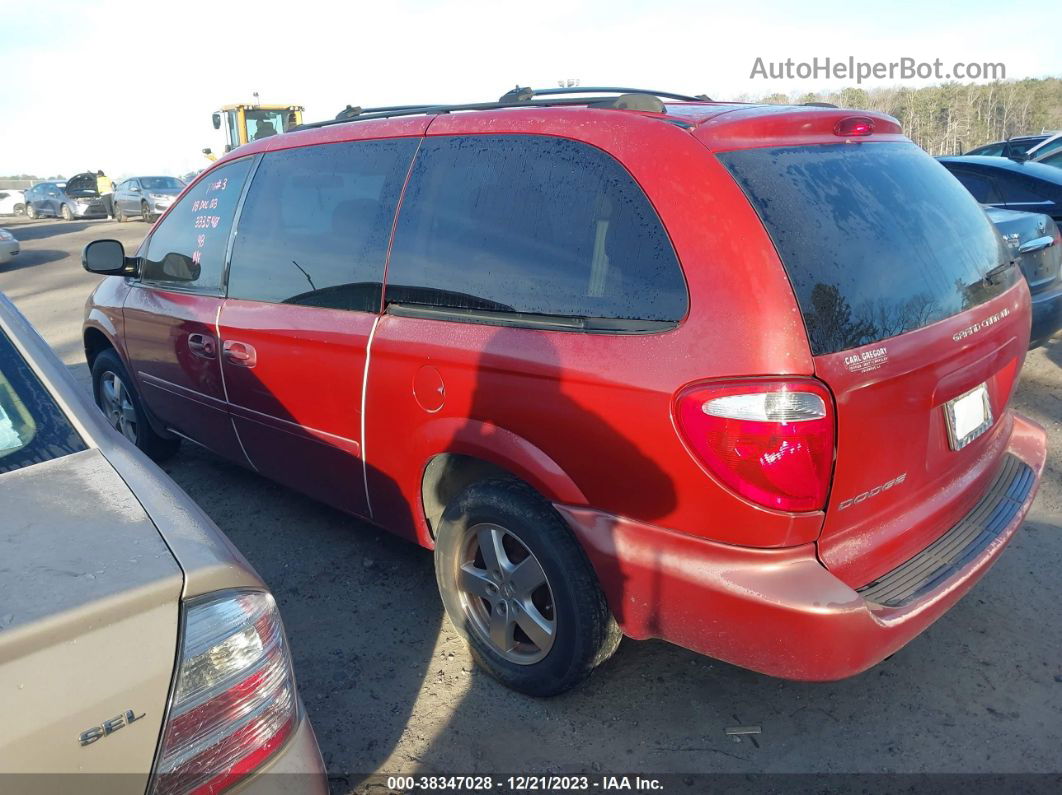 2005 Dodge Grand Caravan Sxt Red vin: 2D4GP44LX5R333540