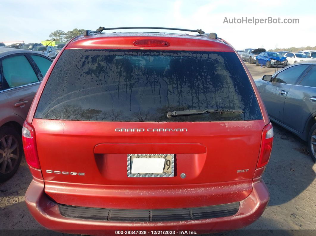 2005 Dodge Grand Caravan Sxt Red vin: 2D4GP44LX5R333540