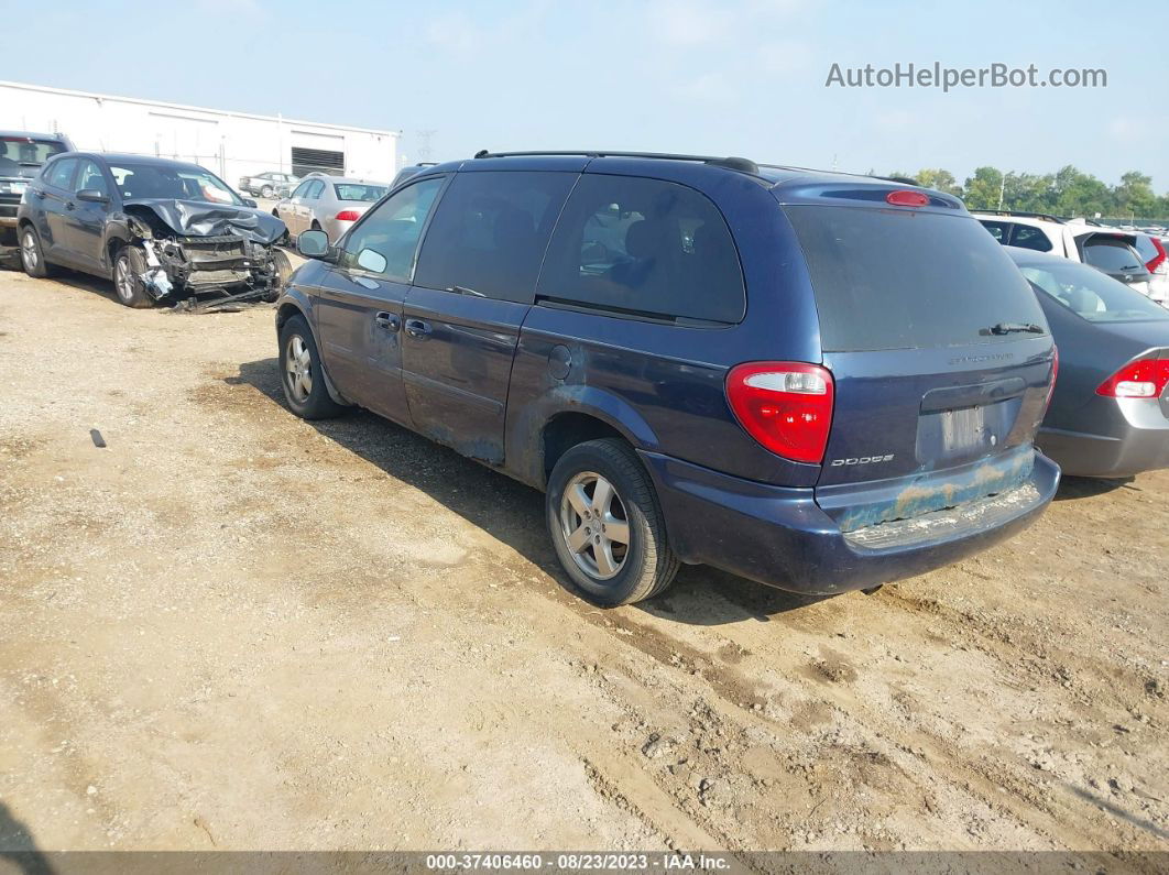 2005 Dodge Grand Caravan Sxt Blue vin: 2D4GP44LX5R585269