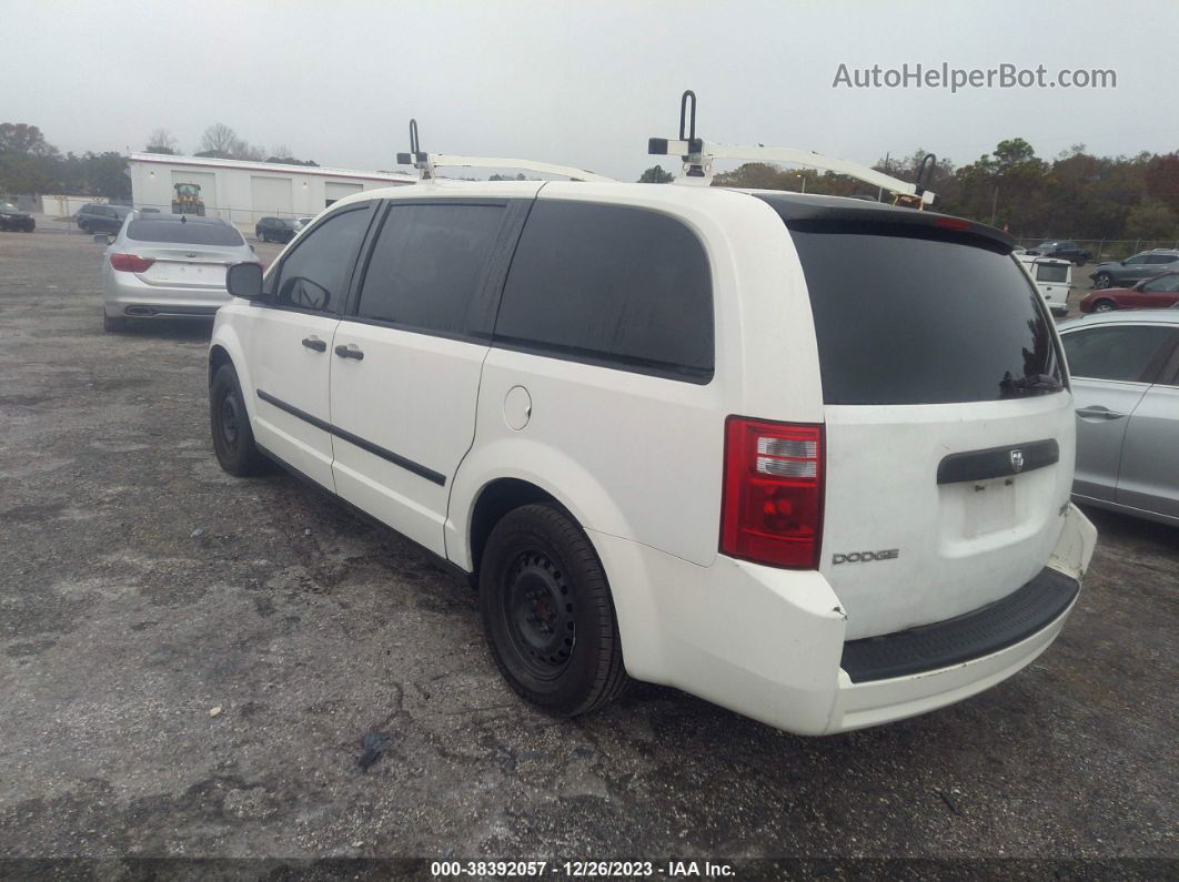 2009 Dodge Grand Caravan Cv White vin: 2D4HN11E89R698819