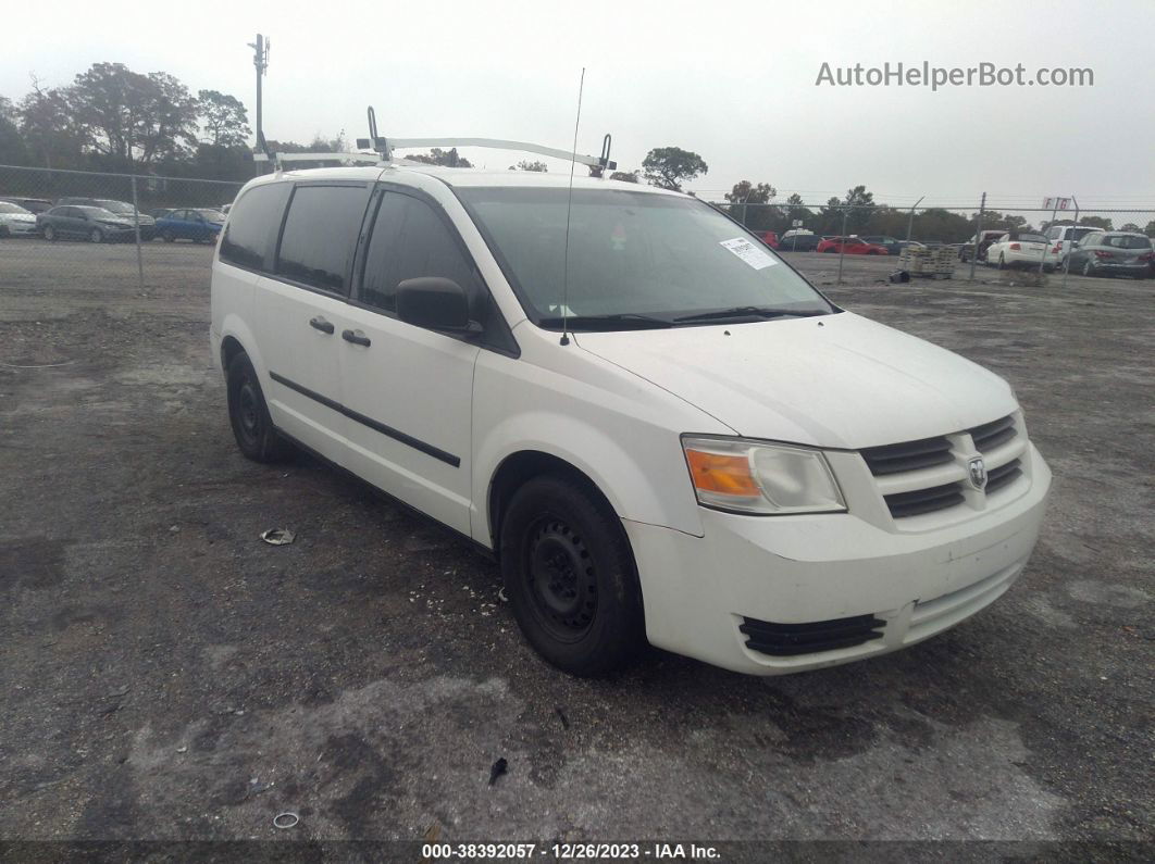 2009 Dodge Grand Caravan Cv White vin: 2D4HN11E89R698819